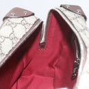 GUCCI GG Supreme Shoulder Bag Beige 626363 Auth 60070SV-19