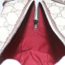 GUCCI GG Supreme Shoulder Bag Beige 626363 Auth 60070SV-20