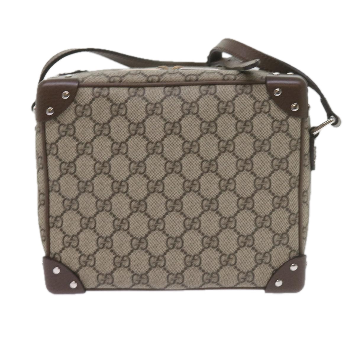 GUCCI GG Supreme Shoulder Bag Beige 626363 Auth 60070S - 0