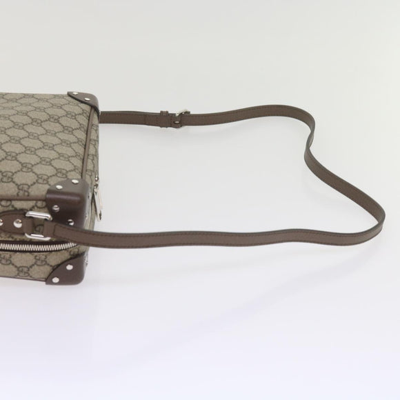GUCCI GG Supreme Shoulder Bag Beige 626363 Auth 60070SV