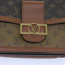 LOUIS VUITTON Monogram Reverse Dauphine MM Shoulder Bag M44391 LV Auth 60072M-18