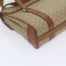 CELINE Macadam Canvas Shoulder Bag Beige Auth 60074-17