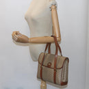 CELINE Macadam Canvas Umhängetasche Beige Auth 60074-23
