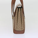 CELINE Macadam Canvas Umhängetasche Beige Auth 60074-3