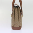 CELINE Macadam Canvas Shoulder Bag Beige Auth 60074-4