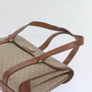 CELINE Macadam Canvas Umhängetasche Beige Auth 60074-14