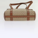 CELINE Macadam Canvas Umhängetasche Beige Auth 60074-5