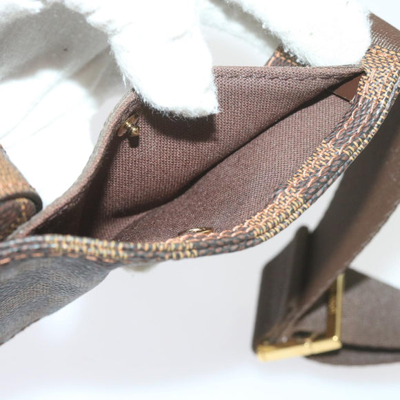 LOUIS VUITTON Damier Ebene Geronimos Shoulder Bag N51994 LV Auth 60076AV