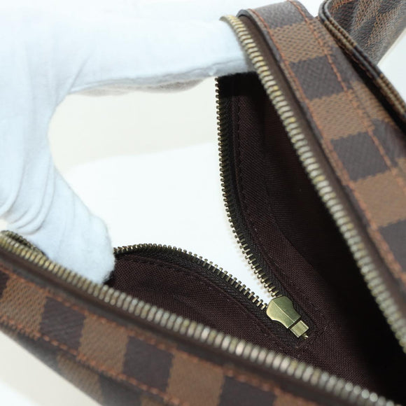 LOUIS VUITTON Damier Ebene Geronimos Shoulder Bag N51994 LV Auth 60076A