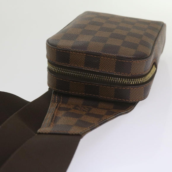 LOUIS VUITTON Damier Ebene Geronimos Shoulder Bag N51994 LV Auth 60076AV
