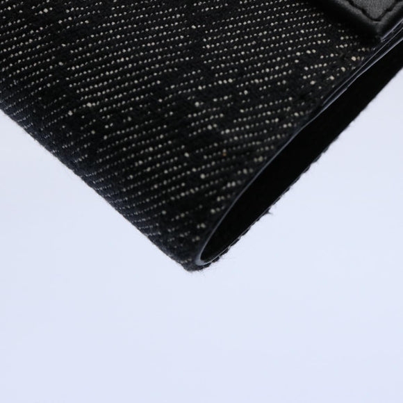 GUCCI GG Canvas Jackie Wallet Navy 05474 Auth 60080V