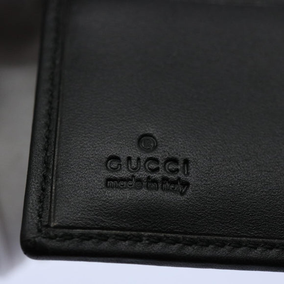 GUCCI GG Canvas Sherry Line Jackie Wallet Black White Auth 60081V