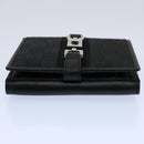GUCCI GG Canvas Sherry Line Jackie Wallet Black White Auth 60081A-5