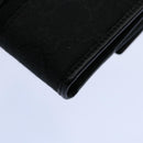 GUCCI GG Canvas Sherry Line Jackie Wallet Black White Auth 60081V-14