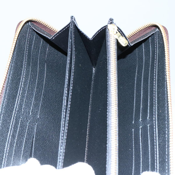 LOUIS VUITTON Monogram Reverse Zippy Wallet Long Wallet M82444 LV Auth 60083SM