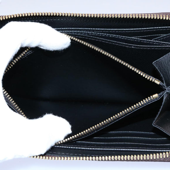 LOUIS VUITTON Monogram Reverse Zippy Wallet Long Wallet M82444 LV Auth 60083SM
