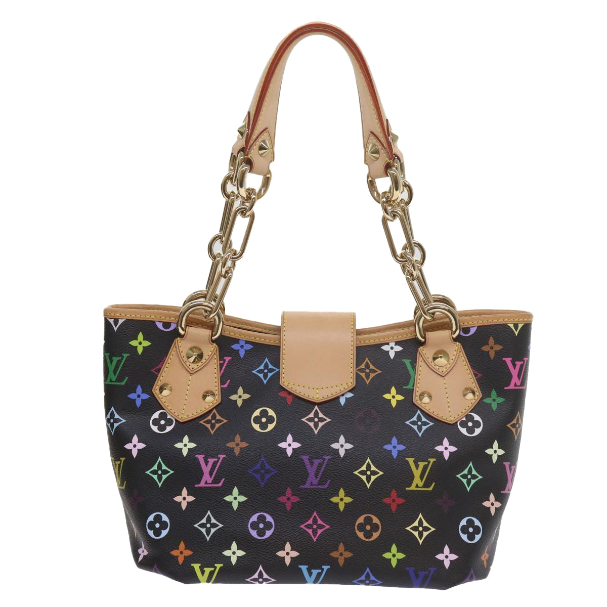 LOUIS VUITTON Monogram Multicolor Annie MM Shoulder Bag Black M40308 Auth 60084A - 0