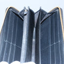 GUCCI Silvi Web Sherry Line Long Wallet Leather Black Red 476083 Auth 60085AV-19