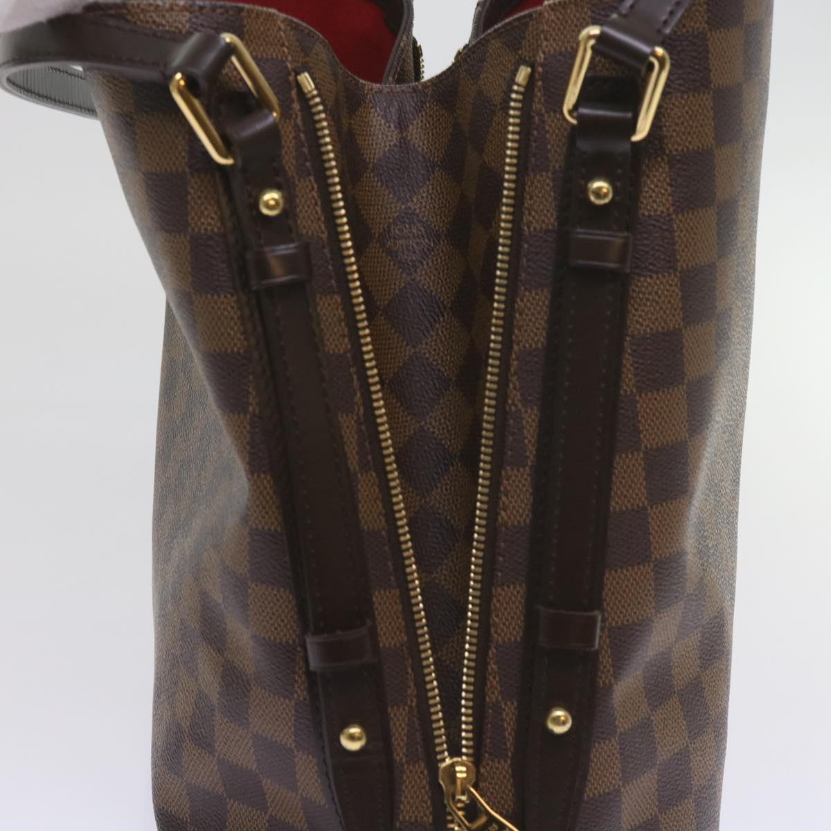 LOUIS VUITTON Damier Ebene Cabas Rivington Shoulder Bag N41108 LV Auth 60089A