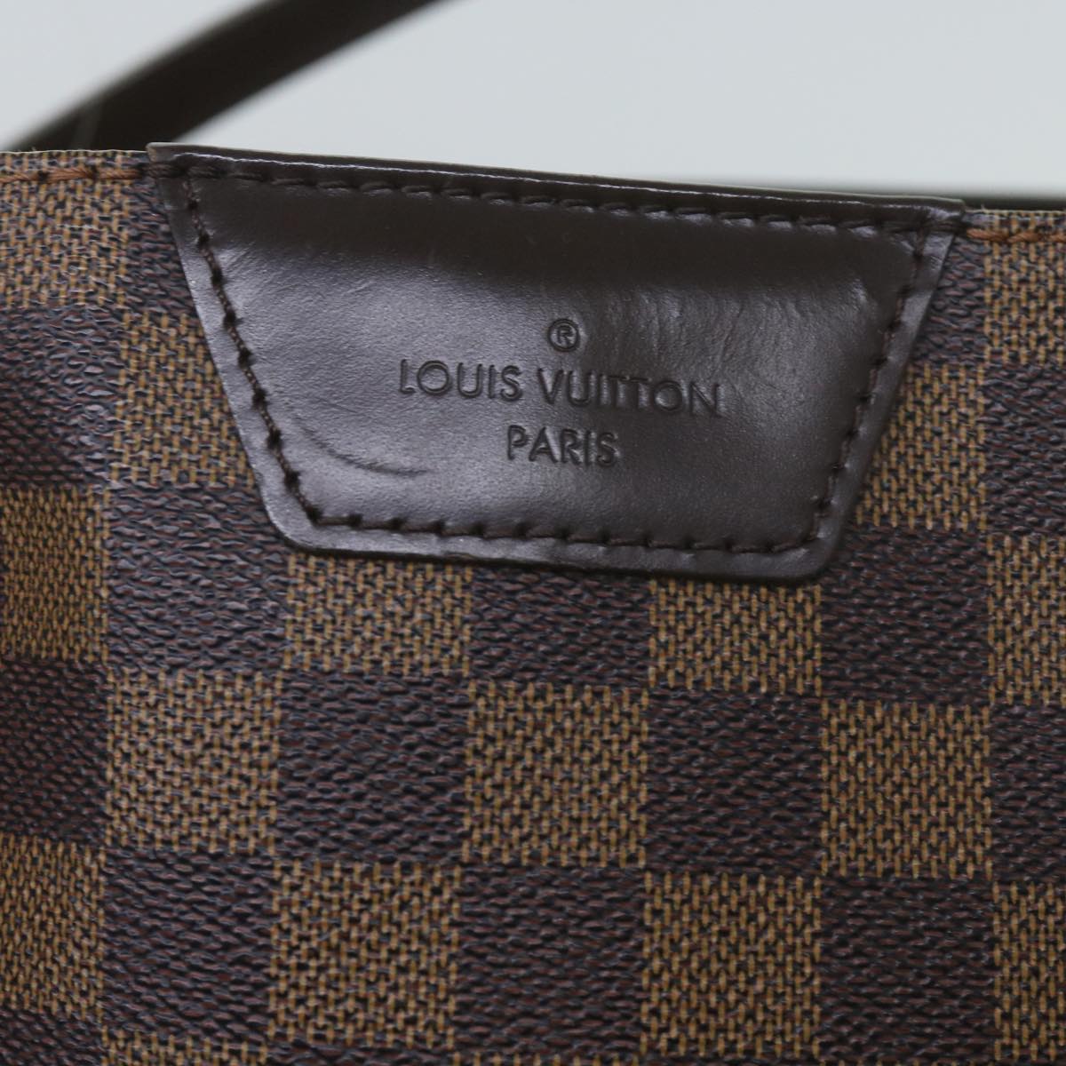 LOUIS VUITTON Damier Ebene Cabas Rivington Shoulder Bag N41108 LV Auth 60089A