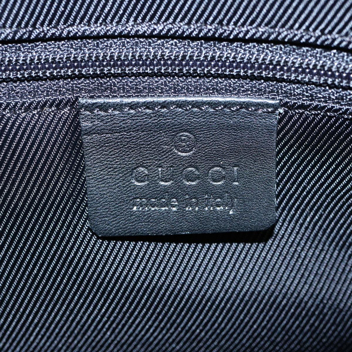 GUCCI GG Canvas Hand Bag Black 001 1098 Auth 60092