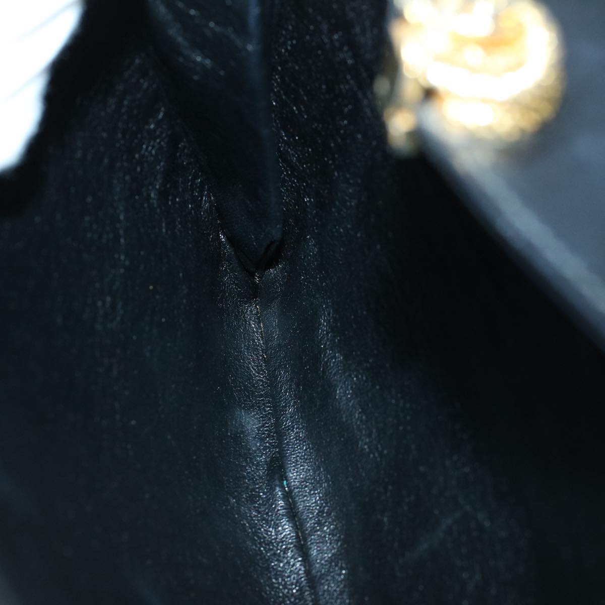 BALLY Shoulder Bag Leather Black Auth 60178