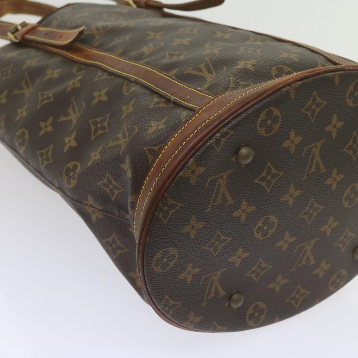 LOUIS VUITTON Monogram Bucket GM Shoulder Bag M42236 LV Auth 60180