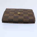 LOUIS VUITTON Damier Ebene Portefeuille Elise Wallet N61654 LV Auth 60184-5