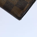 LOUIS VUITTON Damier Ebene Portefeuille Elise Wallet N61654 LV Auth 60184-7