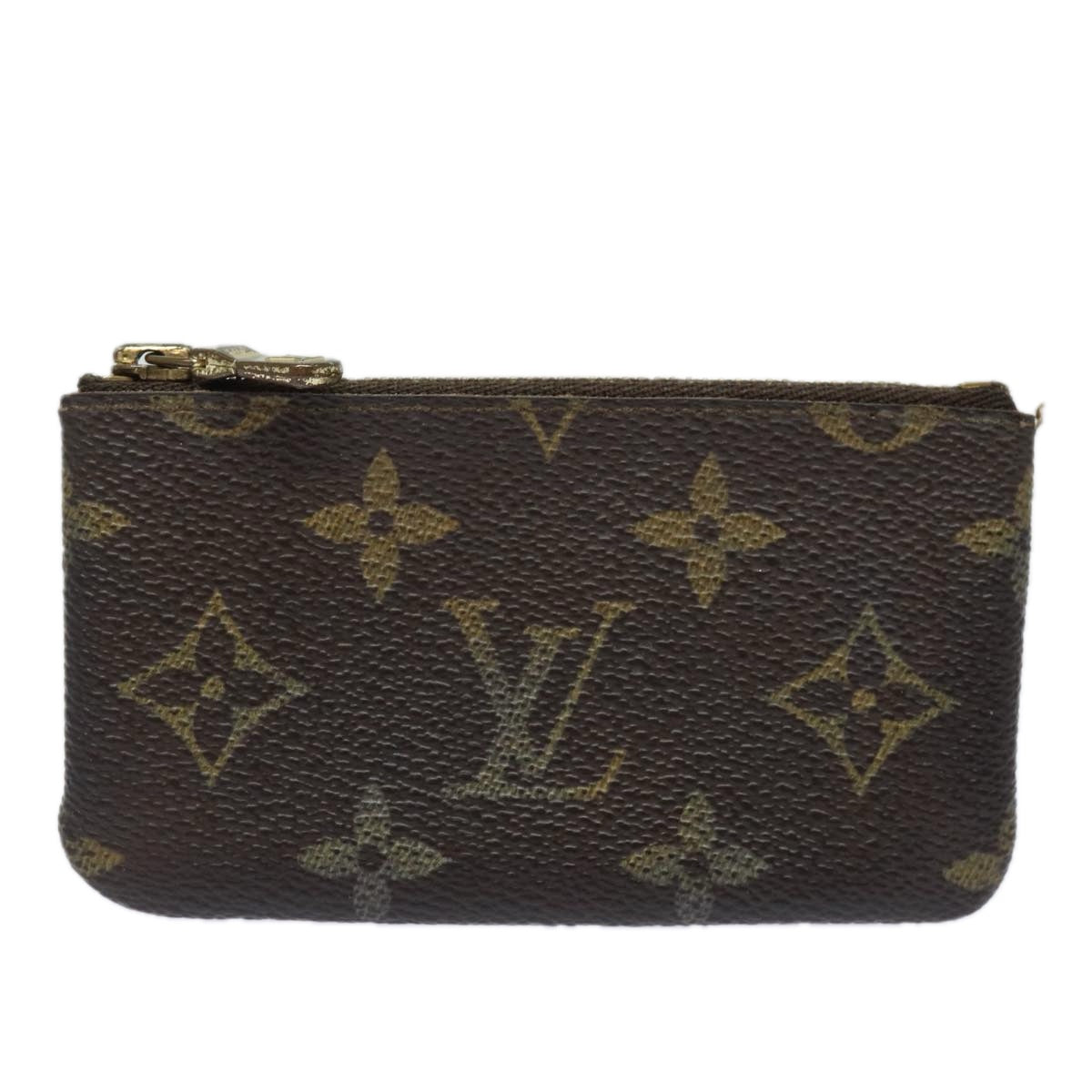 LOUIS VUITTON Monogram Pochette Cles Coin Purse M62650 LV Auth 60185