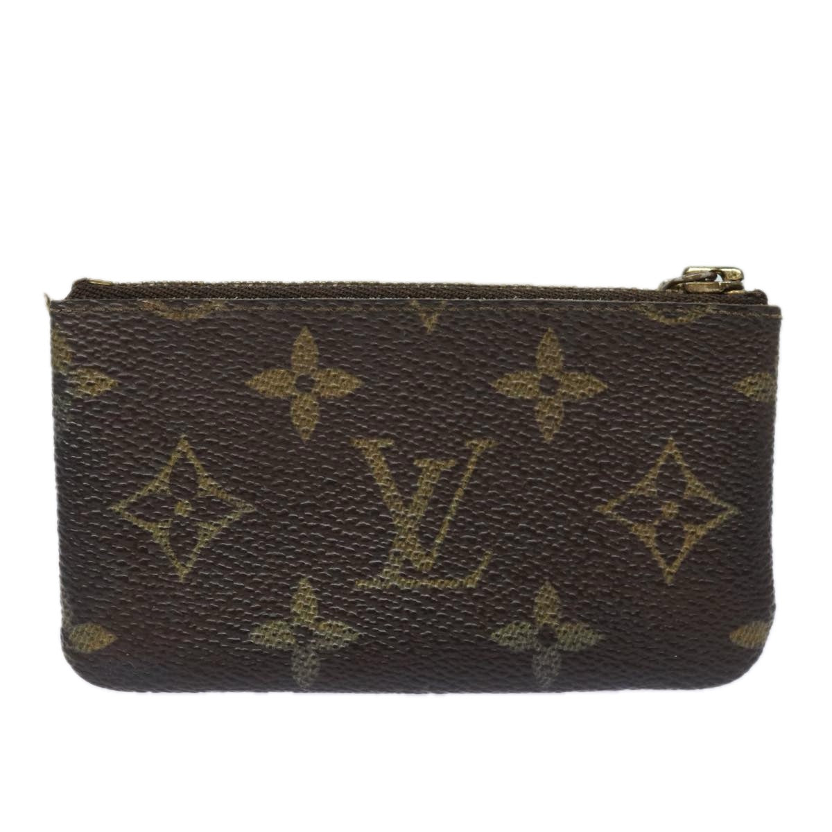 LOUIS VUITTON Monogram Pochette Cles Coin Purse M62650 LV Auth 60185 - 0