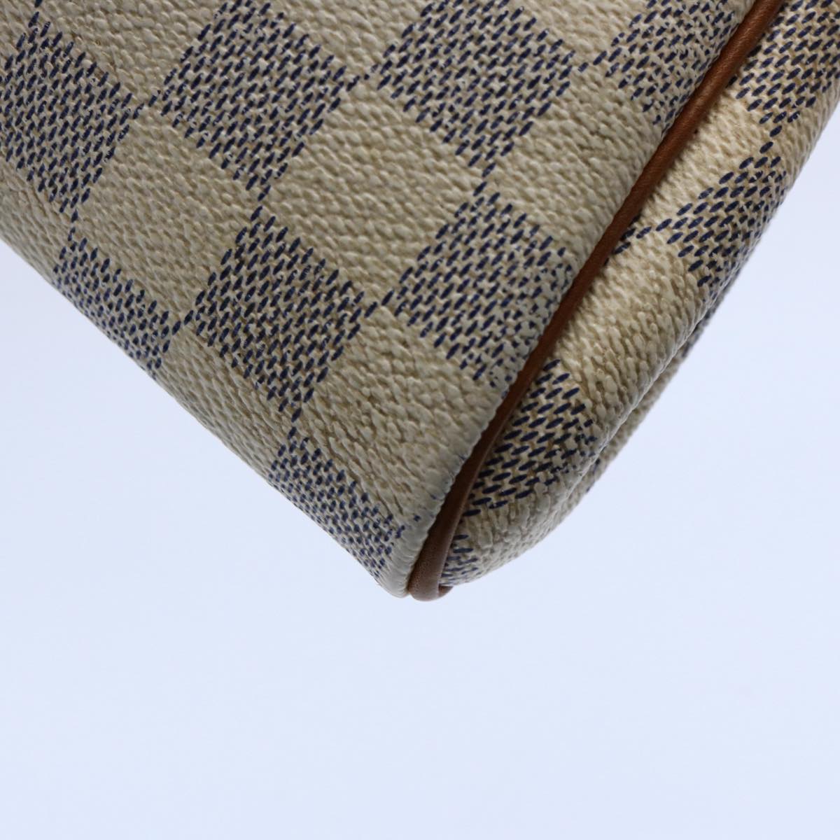 LOUIS VUITTON Damier Azur Eva Shoulder Bag 2way N55214 LV Auth 60203