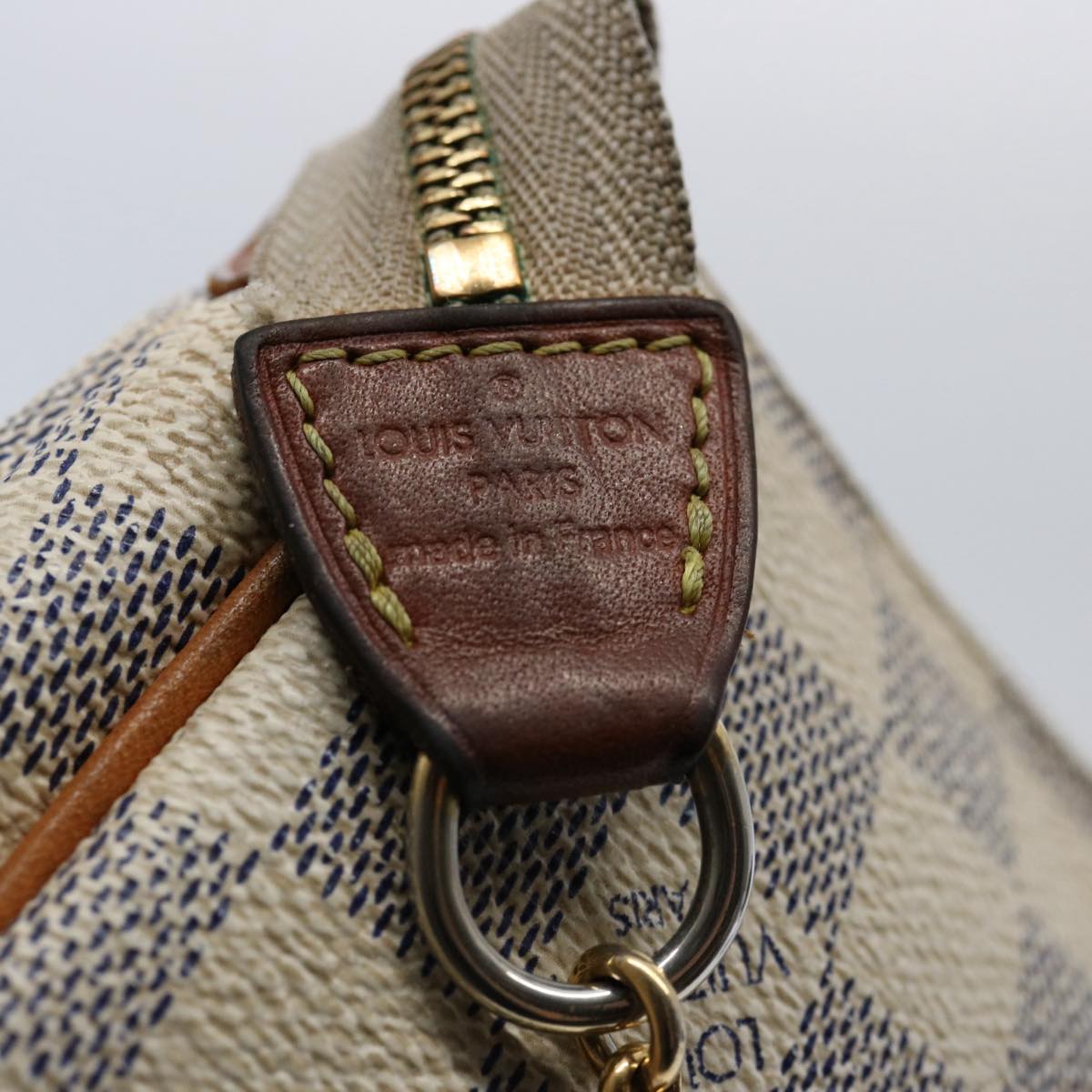 LOUIS VUITTON Damier Azur Eva Shoulder Bag 2way N55214 LV Auth 60203