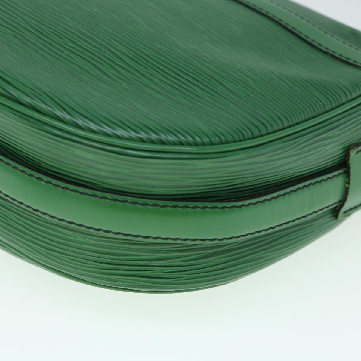 LOUIS VUITTON Epi Jeune Fille MM Shoulder Bag Green M52154 LV Auth 60221