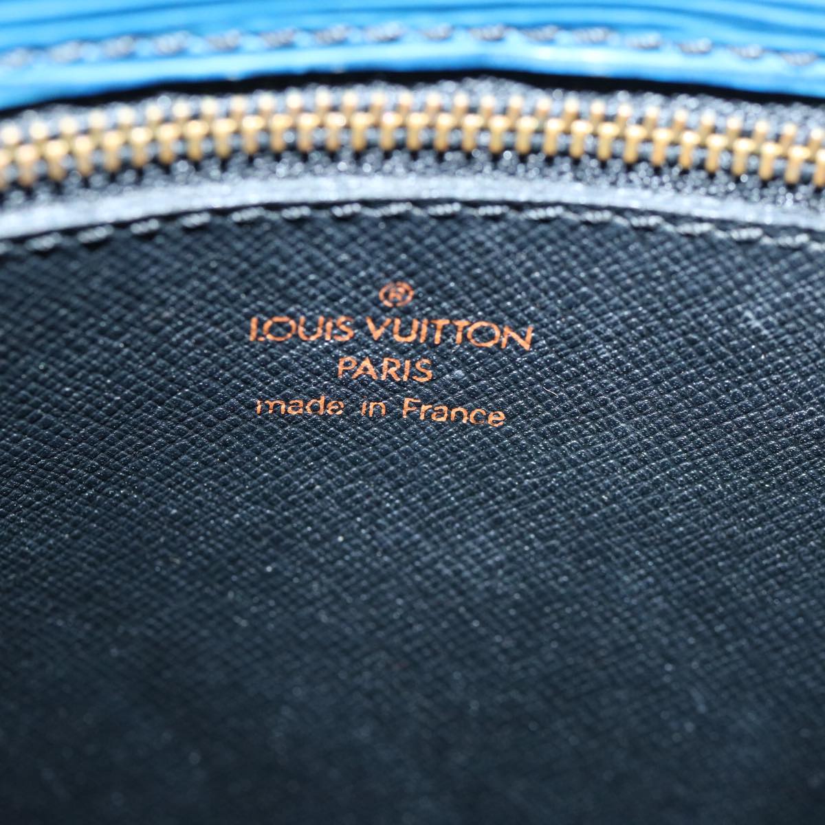 LOUIS VUITTON Epi Saint Cloud GM Shoulder Bag Blue M52195 LV Auth 60223