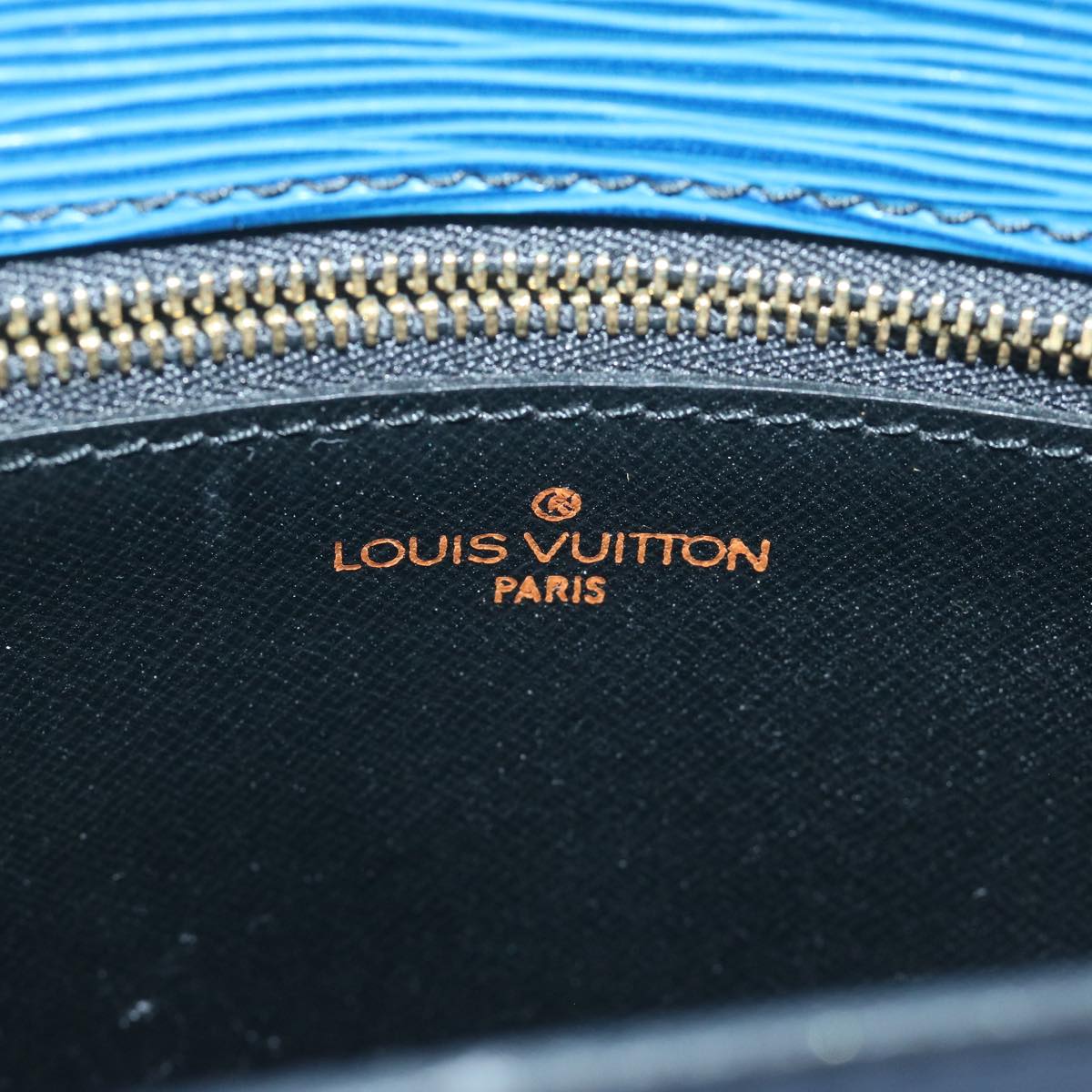 LOUIS VUITTON Epi Saint Cloud GM Shoulder Bag Blue M52195 LV Auth 60224