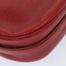 LOUIS VUITTON Epi Jeune Fille Umhängetasche Rot M52157 LV Auth 60225-18