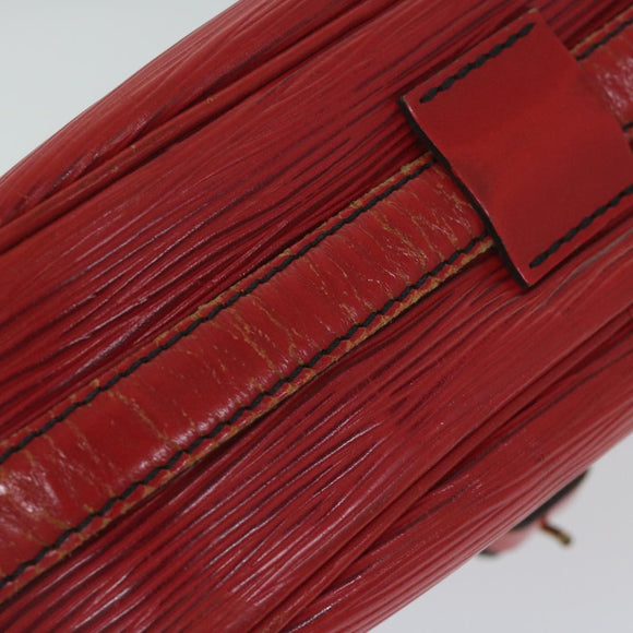 LOUIS VUITTON Epi Jeune Fille Umhängetasche Rot M52157 LV Auth 60225