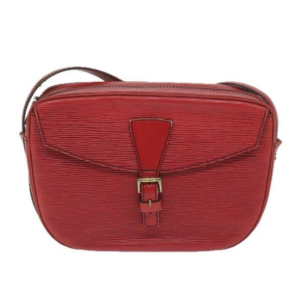 LOUIS VUITTON Epi Jeune Fille Umhängetasche Rot M52157 LV Auth 60225