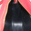LOUIS VUITTON Epi Jeune Fille Umhängetasche Rot M52157 LV Auth 60225-24