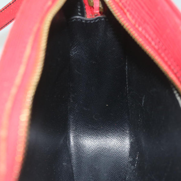 LOUIS VUITTON Epi Jeune Fille Umhängetasche Rot M52157 LV Auth 60225