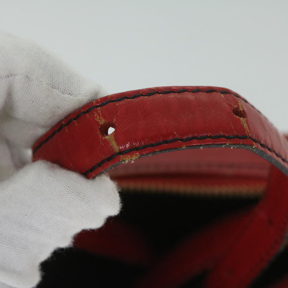 LOUIS VUITTON Epi Jeune Fille Umhängetasche Rot M52157 LV Auth 60225