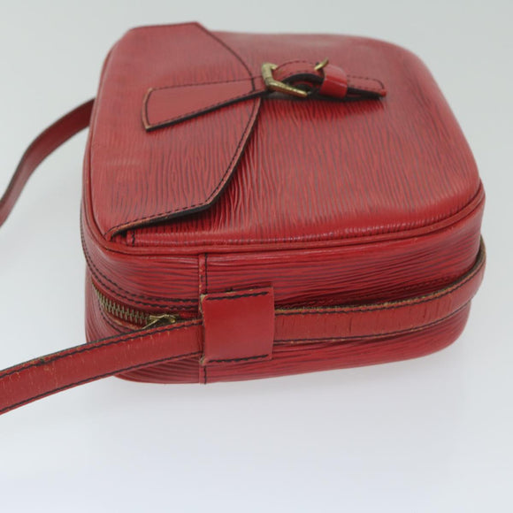 LOUIS VUITTON Epi Jeune Fille Umhängetasche Rot M52157 LV Auth 60225