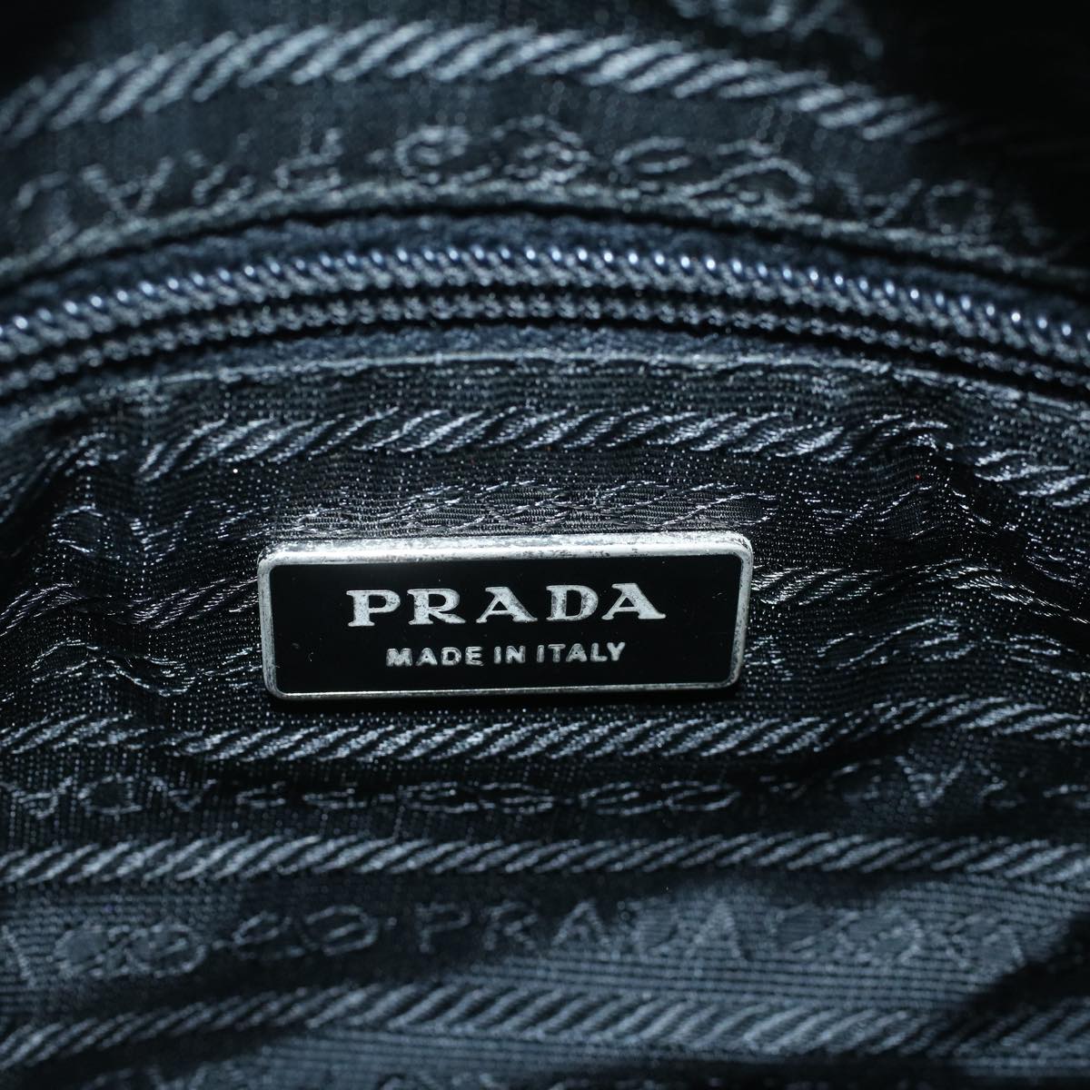 PRADA Shoulder Bag Nylon Black Auth 60249