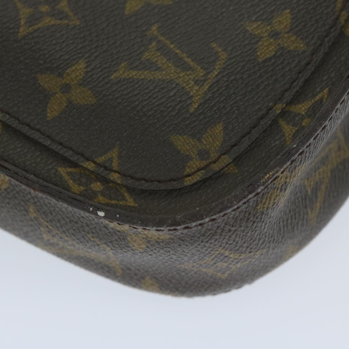 LOUIS VUITTON Monogram Saint Cloud PM Shoulder Bag M51244 LV Auth 60336