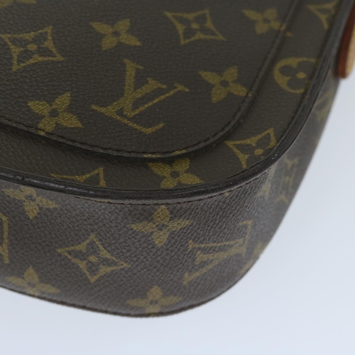 LOUIS VUITTON Monogram Saint Cloud GM Shoulder Bag M51242 LV Auth 60348