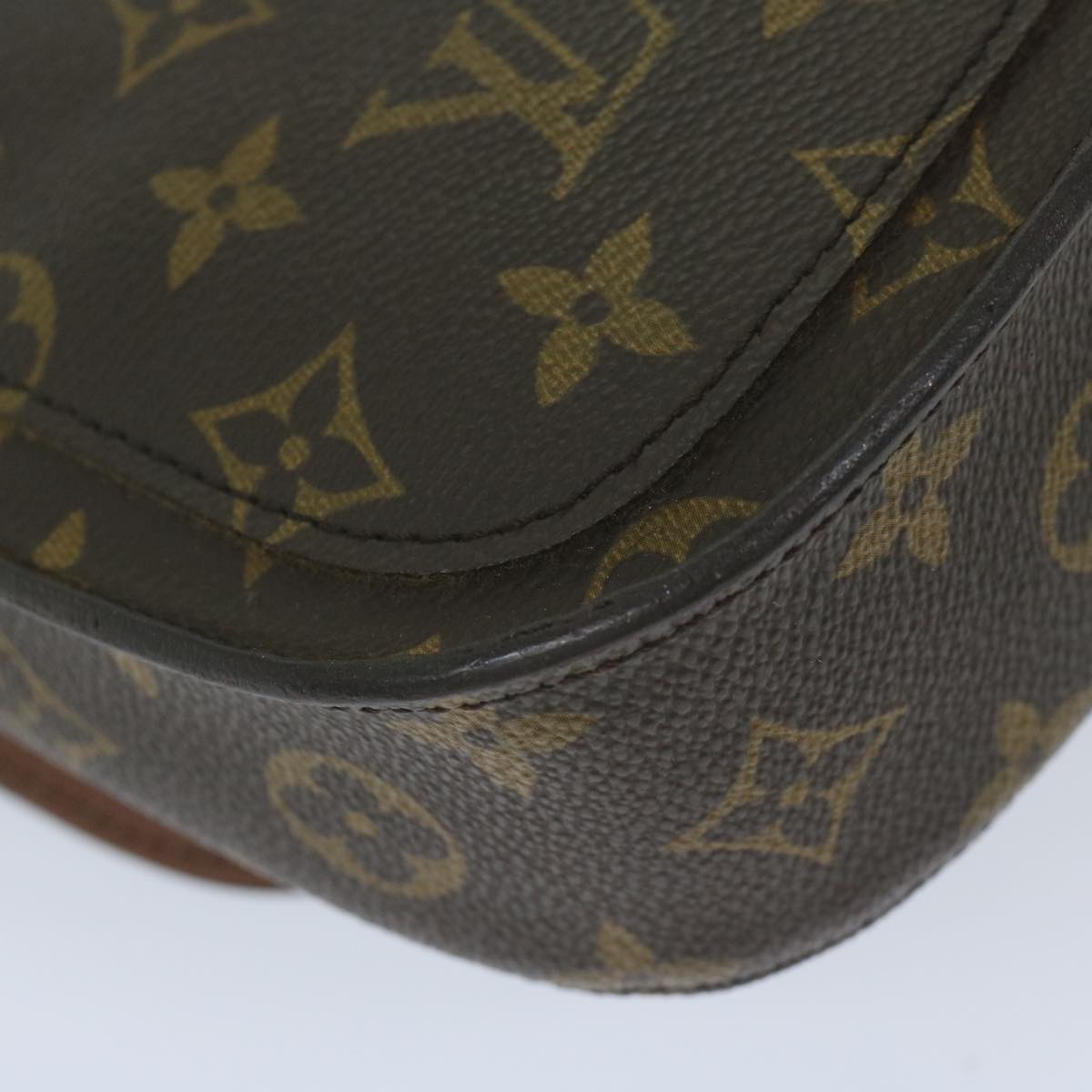 LOUIS VUITTON Monogram Saint Cloud MM Shoulder Bag M51243 LV Auth 60482