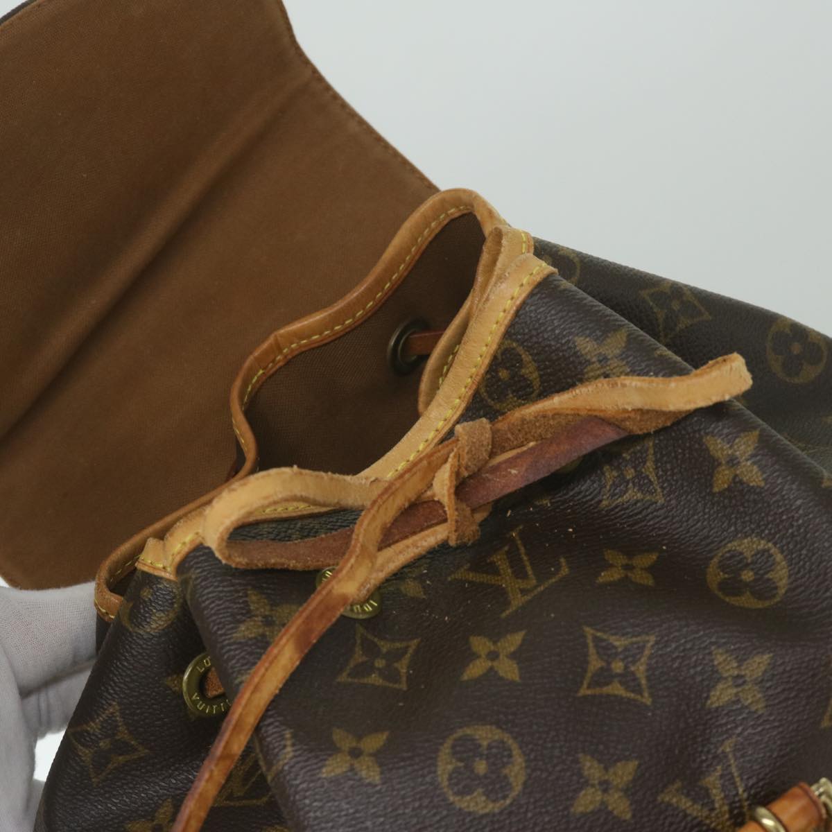 LOUIS VUITTON Monogram Montsouris GM Backpack M51135 LV Auth 60510