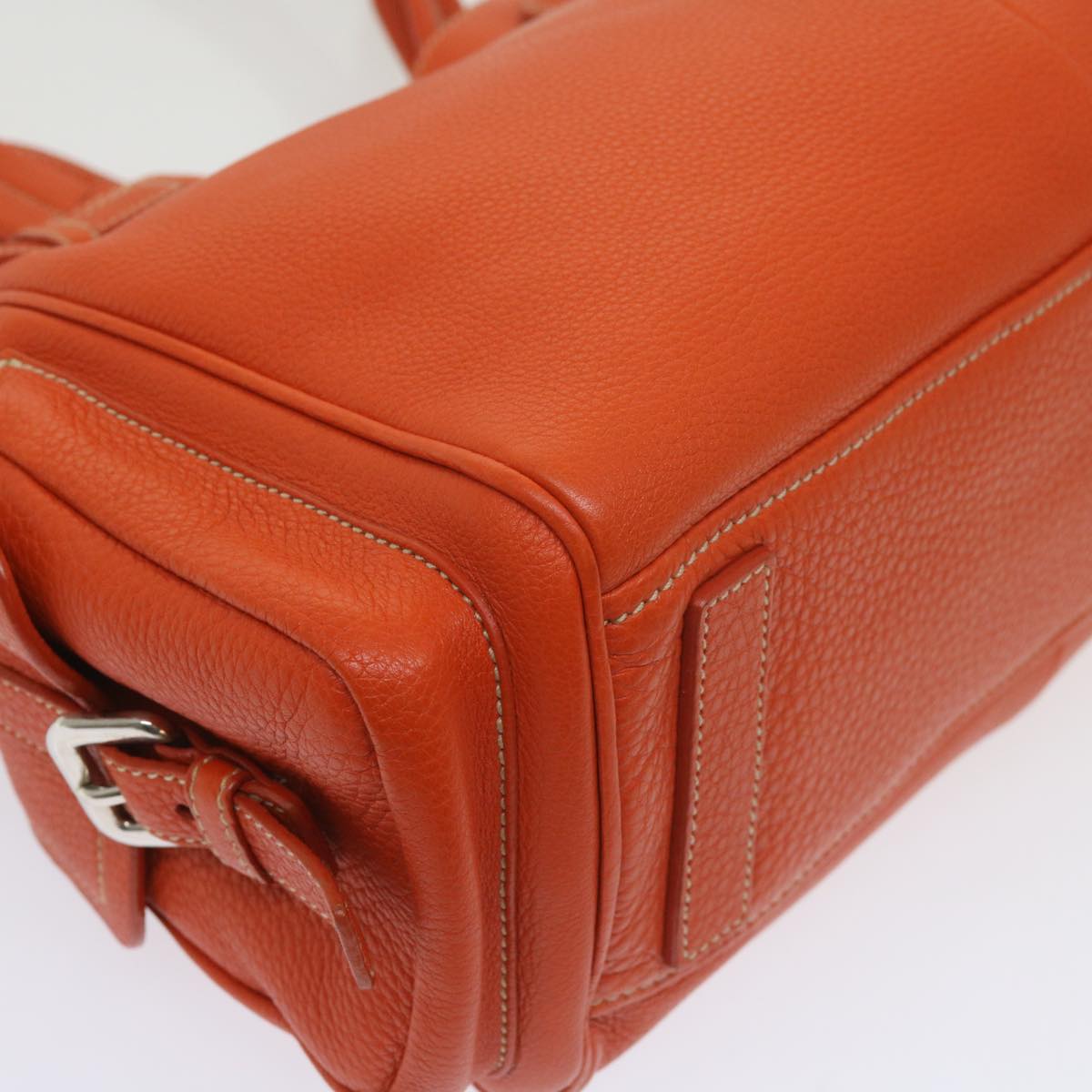 PRADA Tote Bag Leather Auth 60545