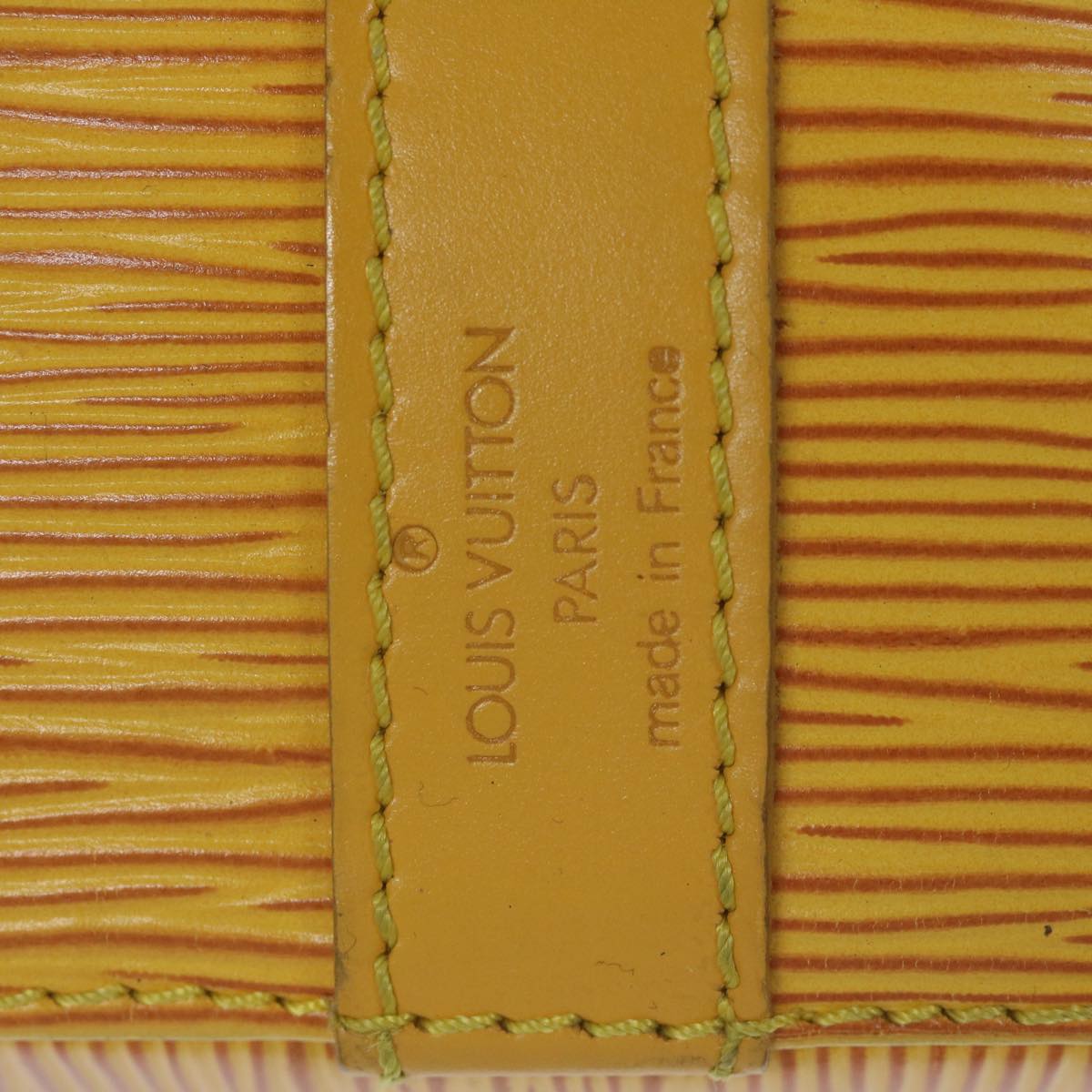 LOUIS VUITTON Epi Petit Noe Shoulder Bag Tassili Yellow M44109 LV Auth 60684